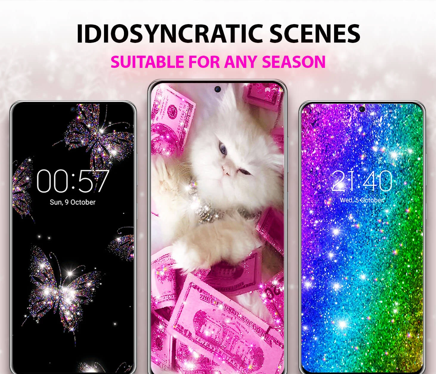Glitter Live Wallpaper screenshot