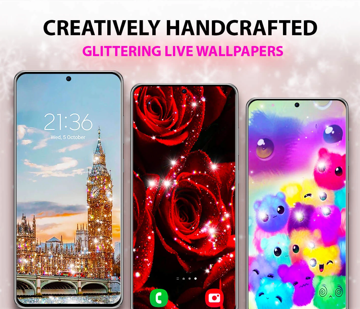 Glitter Live Wallpaper screenshot